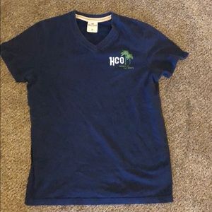 Men’s Hollister navy blue v neck size medium